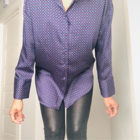 Zara Geometric Print Shirt - Picture 8 of 8